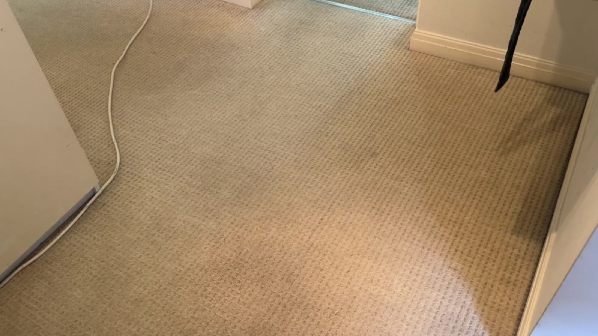A cleaned sofa